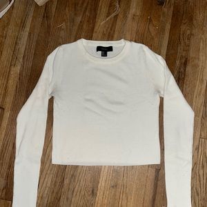 Cream cropped sweater